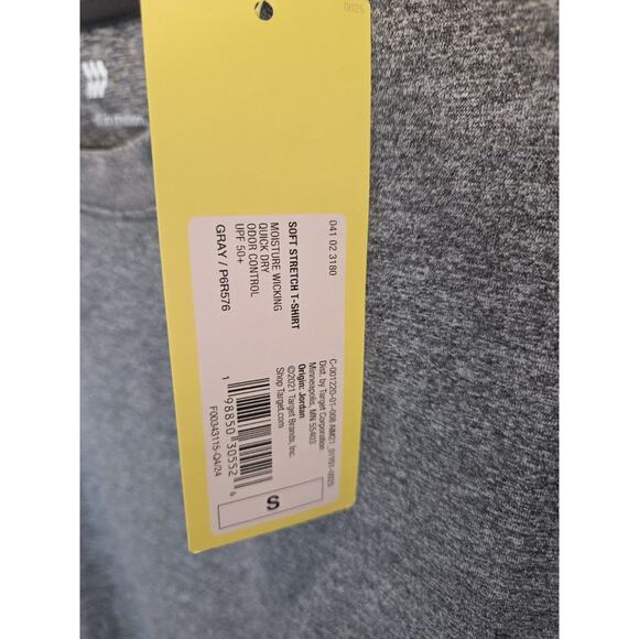 All In Motion Mens Shirt Size Small Soft Stretch NWT Moisture Wicking Quick Dry - Picture 3 of 4